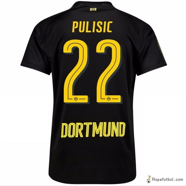 Camiseta Borussia Dortmund Replica Segunda Ropa Pulisic 2017/18